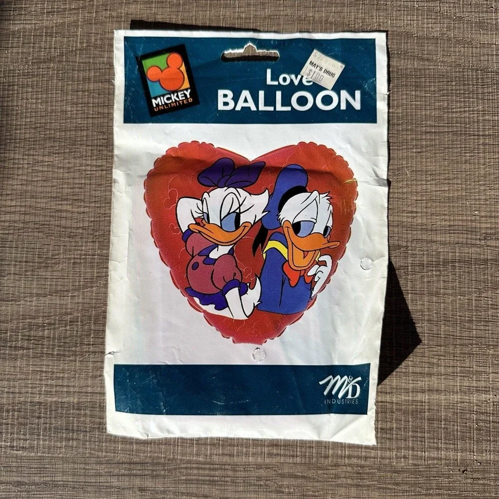 Vintage Mickey Unlimited Minnie Mouse‎ Donald Daisy Character Balloon Nos